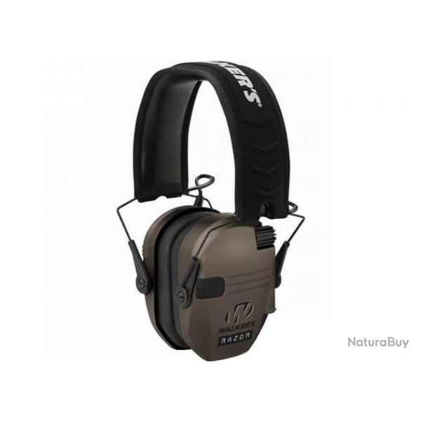 Casque anti-bruit lectronique Walker's Razor Slim - Kaki