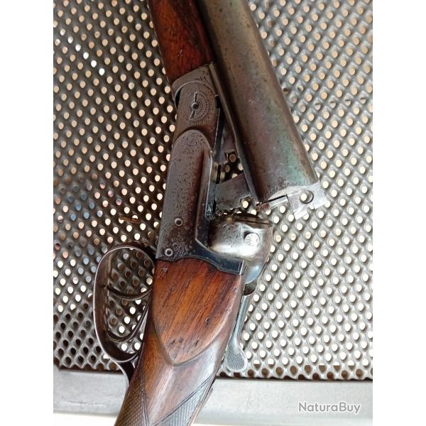 Juxtapos Artisanal Belge calibre 16/65 Triple verrou Type Greener (Voir Photos)