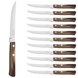 TRA.29810004 12 couteaux à steak Tramontina Technobois 21cm