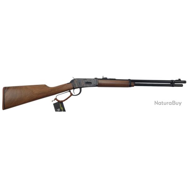 VENTE FLASH - CARABINE A LEVIER HUGTEK LVR30 CAL.30-30WIN JASPE CROSSE BOIS CANON 51CM