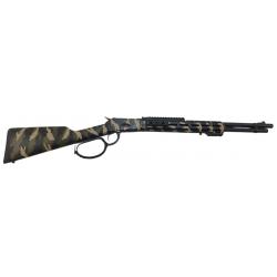 VENTE FLASH - CARABINE A LEVIER HUGTEK LVR44 CAL.44MAG CERAKOTE CAMO CANON 51CM