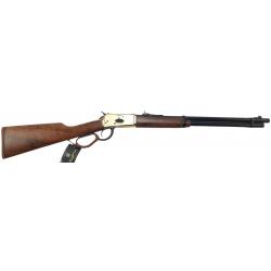 VENTE FLASH - CARABINE A LEVIER HUGTEK LVR44 CAL.44MAG CROSSE BOIS BOITIER LAITON CANON 51CM