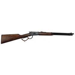 VENTE FLASH - CARABINE A LEVIER HUGTEK LVR44 CAL.44MAG CROSSE BOIS JASPE CANON 51CM