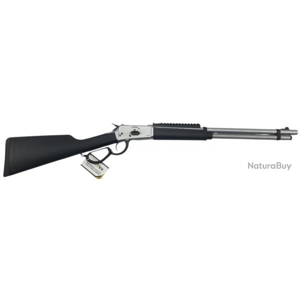 VENTE FLASH - CARABINE A LEVIER HUGTEK LVR44 CAL.44MAG SYNTHETIQUE HARD CHROME CANON 51CM