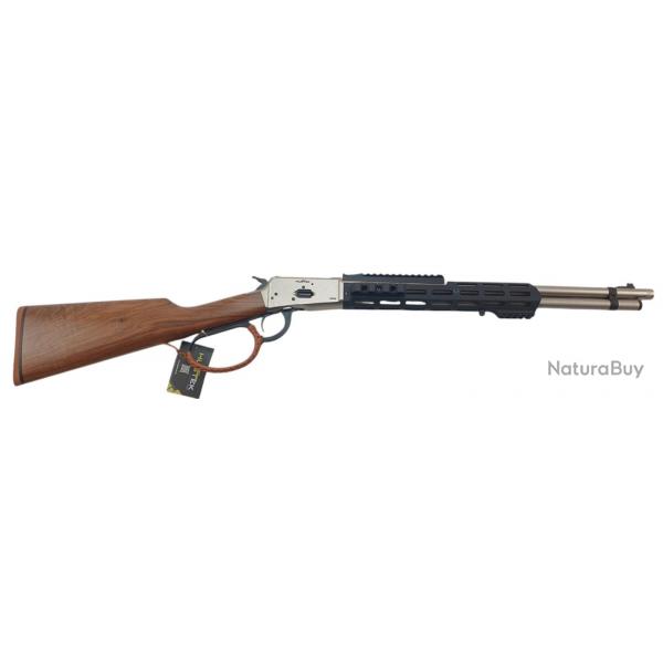 VENTE FLASH - CARABINE A LEVIER HUGTEK LVR44 CAL.44MAG M-LOK CROSSE BOIS CANON 51CM