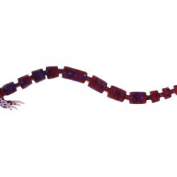 Leurre Souple Westin BloodTeez Worm 5,5cm 5,5cm 0,5g par 8 Indigo UV Red