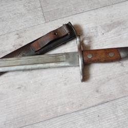 30995 Baionnette Suisse pour fusil Rubin Schmidt 1889, 89/96 - Mdle 1989
