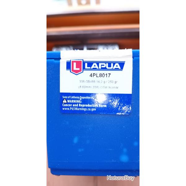 Ogives 338 Lapua Magnum 4PL8017