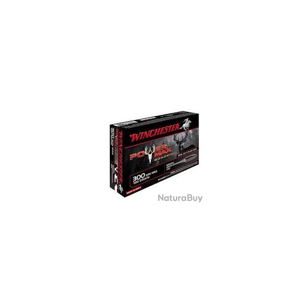 Balles Winchester Power Max Bonded Cal.300 Win Mag 180 grains
