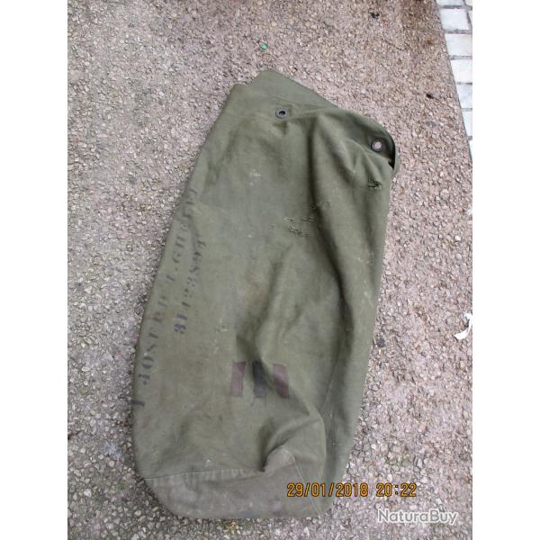 sac militaire us  nom et matricule ww2