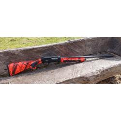 Fusil semi-auto Luger orange camo