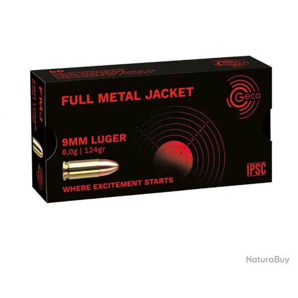 GECO 9x19 FMJ 124gr x50