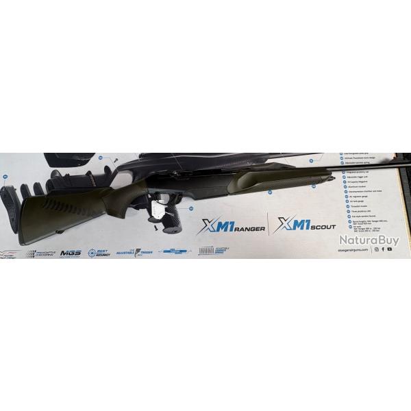 Occasion semi auto Benelli Argo Endurance synthtique verte 300 WM + rail pour point rouge