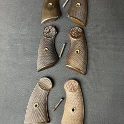 LOT DE 3 PAIRES DE PLAQUETTES COLT 1892/1895