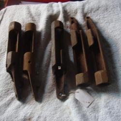 lotde 5 boitiers de fusil ancien 1850/1870 a identifier