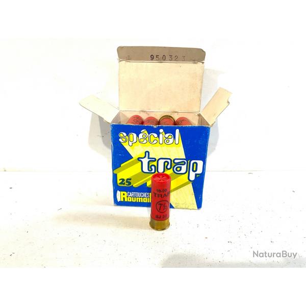 Ancienne bote de 25 cartouches Roumaillac spcial trap calibre 12