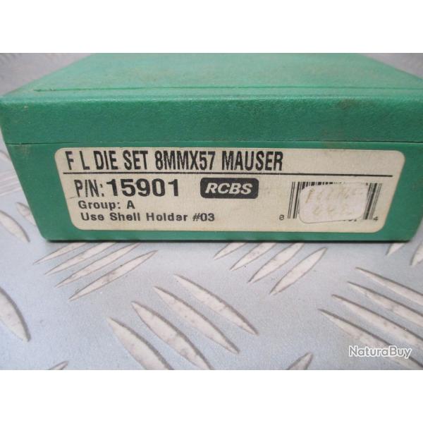 jeu d'outils RCBS 8x57 Mauser