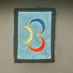 (61.008) Ecusson de veste 3ème Division Blindée (ex 3° D.I.A.)