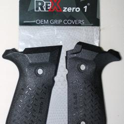 Paire de plaquettes de crosse pour Arex Rex 01
