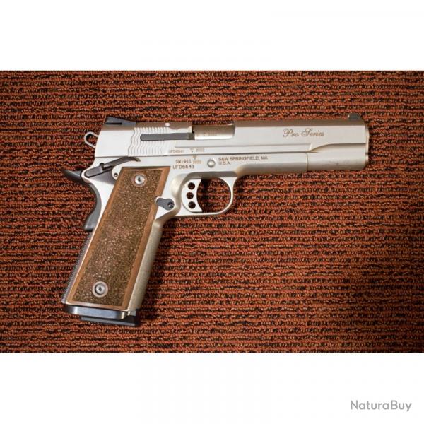 PISTOLET SMITH & WESSON 1911 PRO SERIES CAL.9X19 INOX - PRODUIT DE DEMO