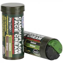 Crème de maquillage camouflage militaire BCB CL1481 noir et vert