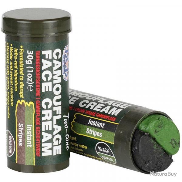 Crme de maquillage camouflage militaire BCB CL1481 noir et vert
