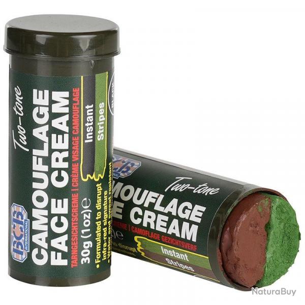 Crme de maquillage camouflage militaire BCB CL1481 vert et marron