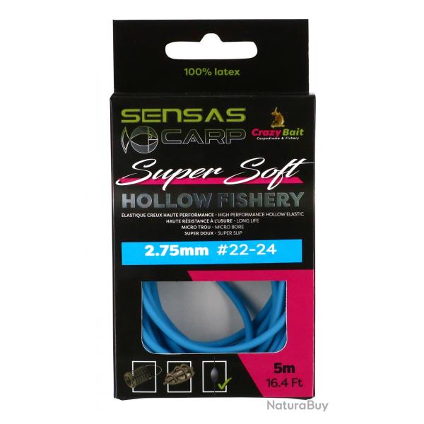 Elastique Sensas Hollow Fishery Super Soft 2.75Mm