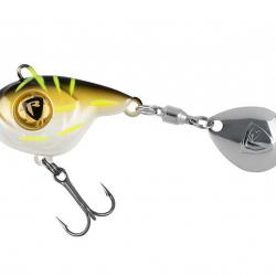 Leurre Fox Rage Big Eye Spin Tail 14Gr Black & Gold