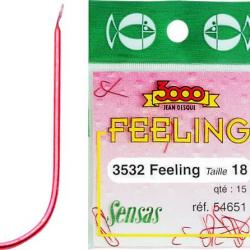 Sachet Hamecons Sensas 3532 Rouge N'20