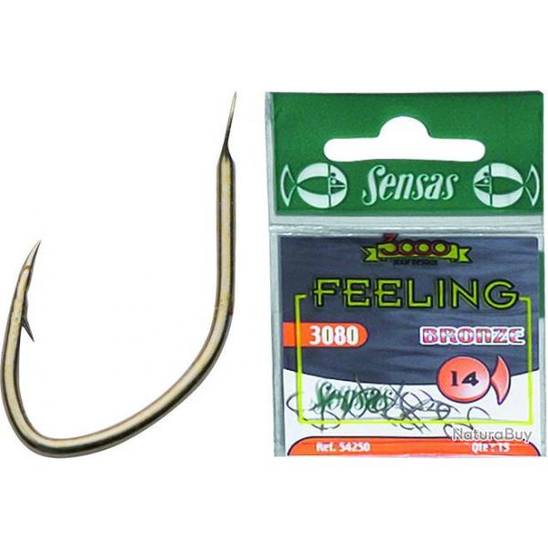 Sachet Hamecons Sensas 3080 Bronze N'12