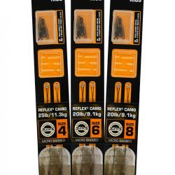 Bas De Ligne Fox Edges(TM) Wide Gape Beaked Pva Bag Rigs 25Lb 4