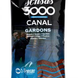 Amorce Sensas 3000 Super Canal "Gardons" 1Kg