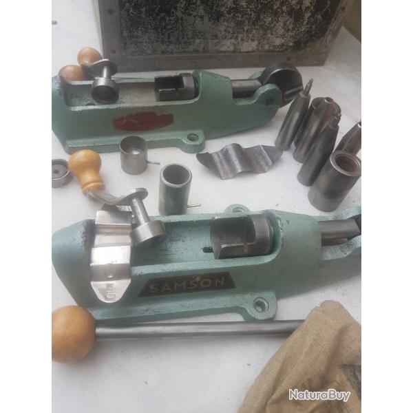 2 sertisseurs samson Manufrance +douilles 1 sans rserve