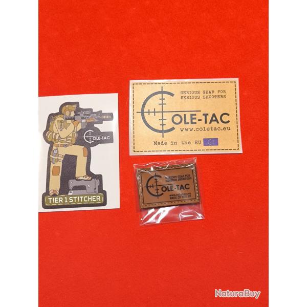Patche + stickers Cole-Tac