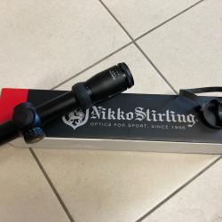 Vends lunette de battue NIKKO STIRLING Diamond 1-4x24 réticule lumineux