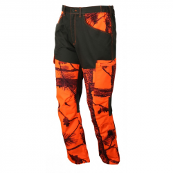 Pantalon de chasse renforcé Treeland Maquisard II Camo Orange