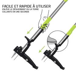 Griffe d'arrache-herbe manuelle aluminium 98 cm