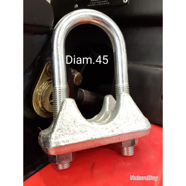 Serre cble trier diam.45mm srie renforce lectrozingue