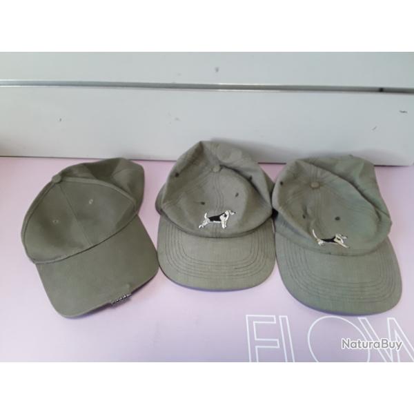 Lot de 3 casquettes