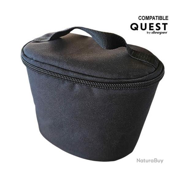 Sac de Stockage Bait Boat Pod pour Epandeur Deeper Quest Black