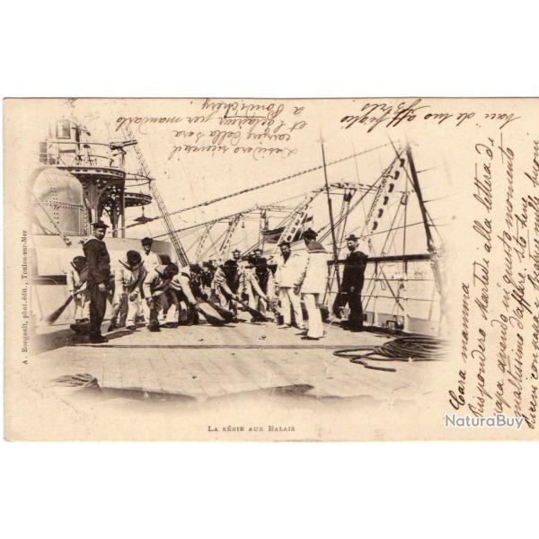 CPA - Marine Militaire - La Srie aux Balais N1645