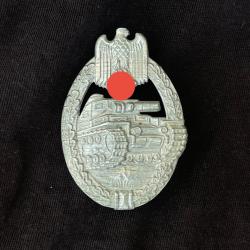 Badge panzer classe argent « Pillow Crimp » - Allemand WW2