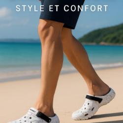 Sandales d'été Confortable Légère Anti-Dérapante Tongs Pantoufles Jardin Maison LIVRAISON GRATUITE
