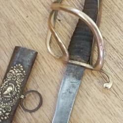 Sabre d'enfant d'officier  de cavalerie,type cavalerie légère an IX.