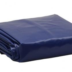 Bâche bleue PVC 1x2,5 m - Résistante 650 g/m² pour protection extérieure polyvalente