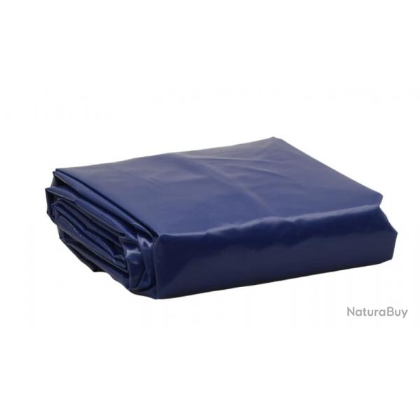 Bche bleue PVC 1x2,5 m - Rsistante 650 g/m pour protection extrieure polyvalente