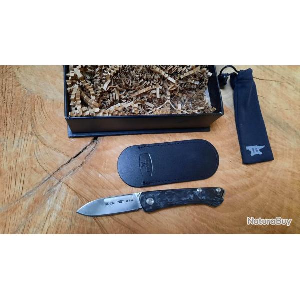 Buck 0250CFSLE-B Saunter Marbled Carbon fibre Edition limite