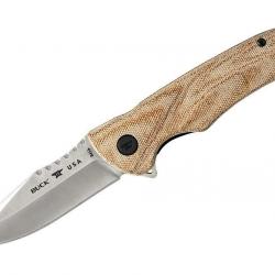 Buck Sprint Ops Pro Tan Canvas Micarta S30V