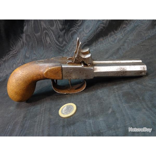 pistolet coup de poing deux coups  capsule